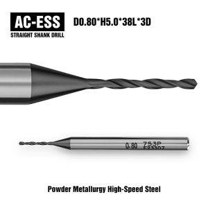 AC-ESS Straight Shank Drill D0.80*H5.0*38L*3D