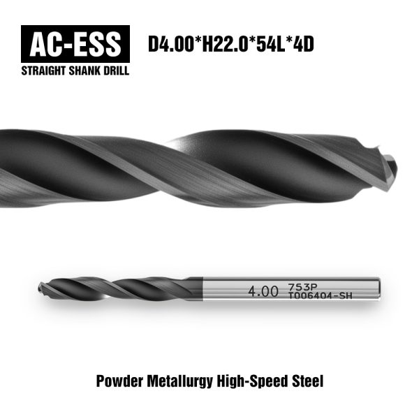 AC-ESS Straight Shank Drill D4.00*H22.0*54L*4D