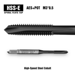 HSS-E Spiral Flute Tap AES+POT M3*0.5