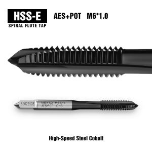 HSS-E Spiral Flute Tap AES+POT M6*1.0