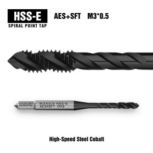 HSS-E Spiral Point Tap AES+SFT M3*0.5