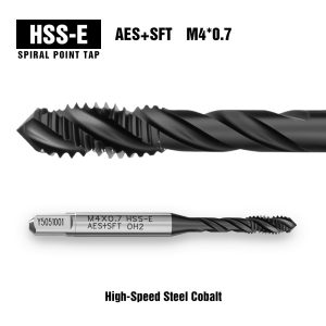 HSS-E Spiral Point Tap AES+SFT M4*0.7